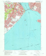 The Narrows New York Historical topographic map, 1:24000 scale, 7.5 X 7.5 Minute, Year 1966