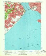 The Narrows New York Historical topographic map, 1:24000 scale, 7.5 X 7.5 Minute, Year 1966