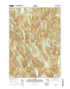 The Glen New York Current topographic map, 1:24000 scale, 7.5 X 7.5 Minute, Year 2016