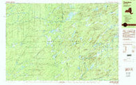 Thendara New York Historical topographic map, 1:25000 scale, 7.5 X 15 Minute, Year 1989