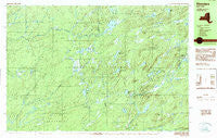 Thendara New York Historical topographic map, 1:25000 scale, 7.5 X 15 Minute, Year 1989