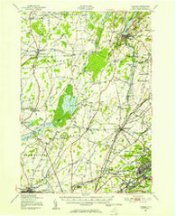Theresa New York Historical topographic map, 1:62500 scale, 15 X 15 Minute, Year 1948