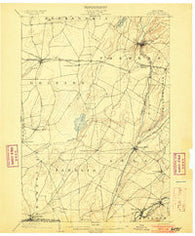 Theresa New York Historical topographic map, 1:62500 scale, 15 X 15 Minute, Year 1903