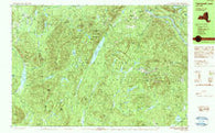Thirteenth Lake New York Historical topographic map, 1:25000 scale, 7.5 X 15 Minute, Year 1990