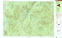 Thirteenth Lake New York Historical topographic map, 1:25000 scale, 7.5 X 15 Minute, Year 1997