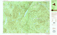 Thirteenth Lake New York Historical topographic map, 1:25000 scale, 7.5 X 15 Minute, Year 1990