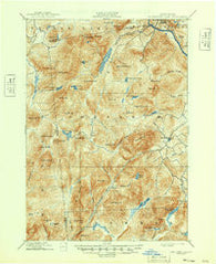 Thirteenth Lake New York Historical topographic map, 1:62500 scale, 15 X 15 Minute, Year 1898
