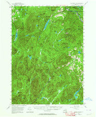 Thirteenth Lake New York Historical topographic map, 1:62500 scale, 15 X 15 Minute, Year 1954