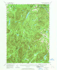 Thirteenth Lake New York Historical topographic map, 1:62500 scale, 15 X 15 Minute, Year 1954