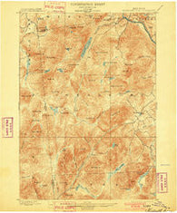 Thirteenth Lake New York Historical topographic map, 1:62500 scale, 15 X 15 Minute, Year 1898