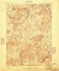 Thirteenth Lake New York Historical topographic map, 1:62500 scale, 15 X 15 Minute, Year 1898