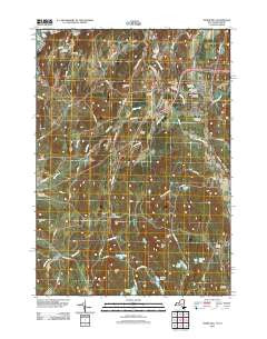 Thorn Hill New York Historical topographic map, 1:24000 scale, 7.5 X 7.5 Minute, Year 2012