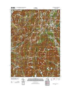 Thorn Hill New York Historical topographic map, 1:24000 scale, 7.5 X 7.5 Minute, Year 2013