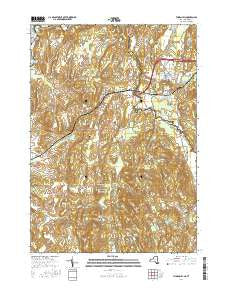 Thorn Hill New York Current topographic map, 1:24000 scale, 7.5 X 7.5 Minute, Year 2016