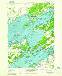 Thousand Island Park New York Historical topographic map, 1:24000 scale, 7.5 X 7.5 Minute, Year 1958