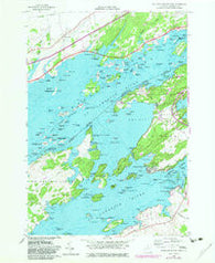 Thousand Island Park New York Historical topographic map, 1:24000 scale, 7.5 X 7.5 Minute, Year 1958