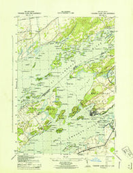 Thousand Island Park New York Historical topographic map, 1:31680 scale, 7.5 X 7.5 Minute, Year 1943
