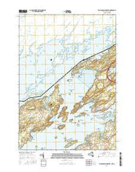 Thousand Island Park New York Current topographic map, 1:24000 scale, 7.5 X 7.5 Minute, Year 2016