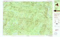 Three Ponds Mountain New York Historical topographic map, 1:25000 scale, 7.5 X 15 Minute, Year 1990