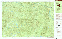 Three Ponds Mountain New York Historical topographic map, 1:25000 scale, 7.5 X 15 Minute, Year 1997