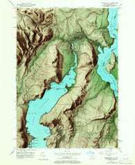 Ticonderoga New York Historical topographic map, 1:24000 scale, 7.5 X 7.5 Minute, Year 1950