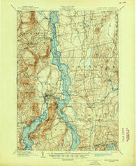 Ticonderoga New York Historical topographic map, 1:62500 scale, 15 X 15 Minute, Year 1902