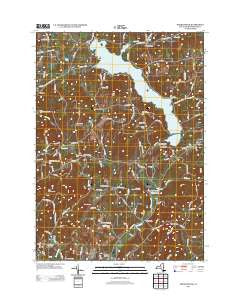 Tomhannock New York Historical topographic map, 1:24000 scale, 7.5 X 7.5 Minute, Year 2013