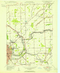 Tonawanda East New York Historical topographic map, 1:24000 scale, 7.5 X 7.5 Minute, Year 1950
