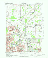 Tonawanda East New York Historical topographic map, 1:24000 scale, 7.5 X 7.5 Minute, Year 1980