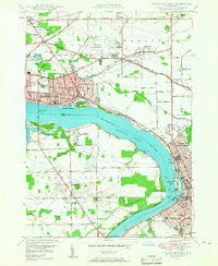 Tonawanda West New York Historical topographic map, 1:24000 scale, 7.5 X 7.5 Minute, Year 1948
