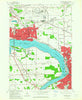 Tonawanda West New York Historical topographic map, 1:24000 scale, 7.5 X 7.5 Minute, Year 1965