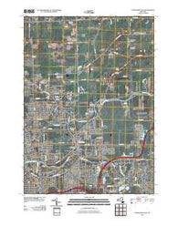 Tonawanda East New York Historical topographic map, 1:24000 scale, 7.5 X 7.5 Minute, Year 2010