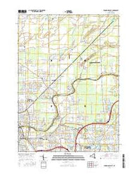 Tonawanda East New York Current topographic map, 1:24000 scale, 7.5 X 7.5 Minute, Year 2016