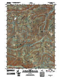 Towlesville New York Historical topographic map, 1:24000 scale, 7.5 X 7.5 Minute, Year 2010