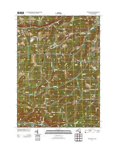 Towlesville New York Historical topographic map, 1:24000 scale, 7.5 X 7.5 Minute, Year 2013