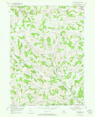 Troupsburg New York Historical topographic map, 1:24000 scale, 7.5 X 7.5 Minute, Year 1954