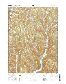 Trout Creek New York Current topographic map, 1:24000 scale, 7.5 X 7.5 Minute, Year 2016
