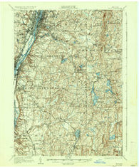 Troy New York Historical topographic map, 1:62500 scale, 15 X 15 Minute, Year 1928