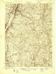 Troy New York Historical topographic map, 1:48000 scale, 15 X 15 Minute, Year 1925