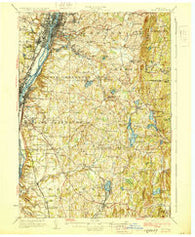 Troy New York Historical topographic map, 1:62500 scale, 15 X 15 Minute, Year 1928