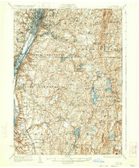 Troy New York Historical topographic map, 1:62500 scale, 15 X 15 Minute, Year 1928
