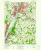 Troy South New York Historical topographic map, 1:24000 scale, 7.5 X 7.5 Minute, Year 1953