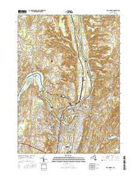 Troy North New York Current topographic map, 1:24000 scale, 7.5 X 7.5 Minute, Year 2016