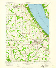 Trumansburg New York Historical topographic map, 1:24000 scale, 7.5 X 7.5 Minute, Year 1942