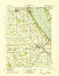 Trumansburg New York Historical topographic map, 1:31680 scale, 7.5 X 7.5 Minute, Year 1943