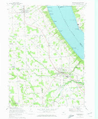Trumansburg New York Historical topographic map, 1:24000 scale, 7.5 X 7.5 Minute, Year 1970