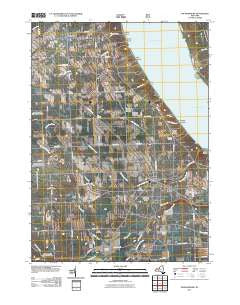 Trumansburg New York Historical topographic map, 1:24000 scale, 7.5 X 7.5 Minute, Year 2011