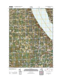 Trumansburg New York Historical topographic map, 1:24000 scale, 7.5 X 7.5 Minute, Year 2013