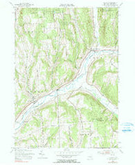 Truxton New York Historical topographic map, 1:24000 scale, 7.5 X 7.5 Minute, Year 1955