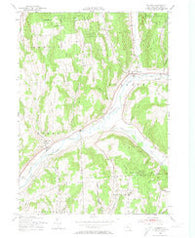 Truxton New York Historical topographic map, 1:24000 scale, 7.5 X 7.5 Minute, Year 1955